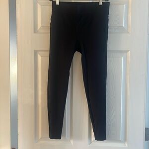 Black stretch, elastic leggings